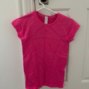 Hot pink swiftly tech ivivva top